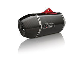 Escape RS-9 para Honda Grom Race 2014-2015: Fibra de Carbono