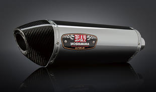 Escape 3QTR R-77 para Yamaha YZF-R1 Race:  Acero y punta de Fibra de Carbono DUA