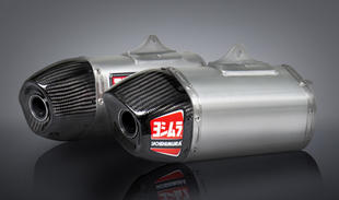Escape RS-9 Signature DUAL para HONDA CRF250R de  Acero Inoxidable y punta de Fi