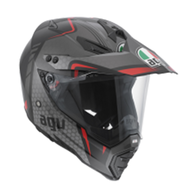 AGV  AX-8 DUAL EVO GT  Negro/Gris/Rojo