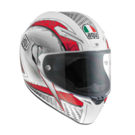 AGV RACE GT VELOCE CYBORG Blanco/Negro/Rojo